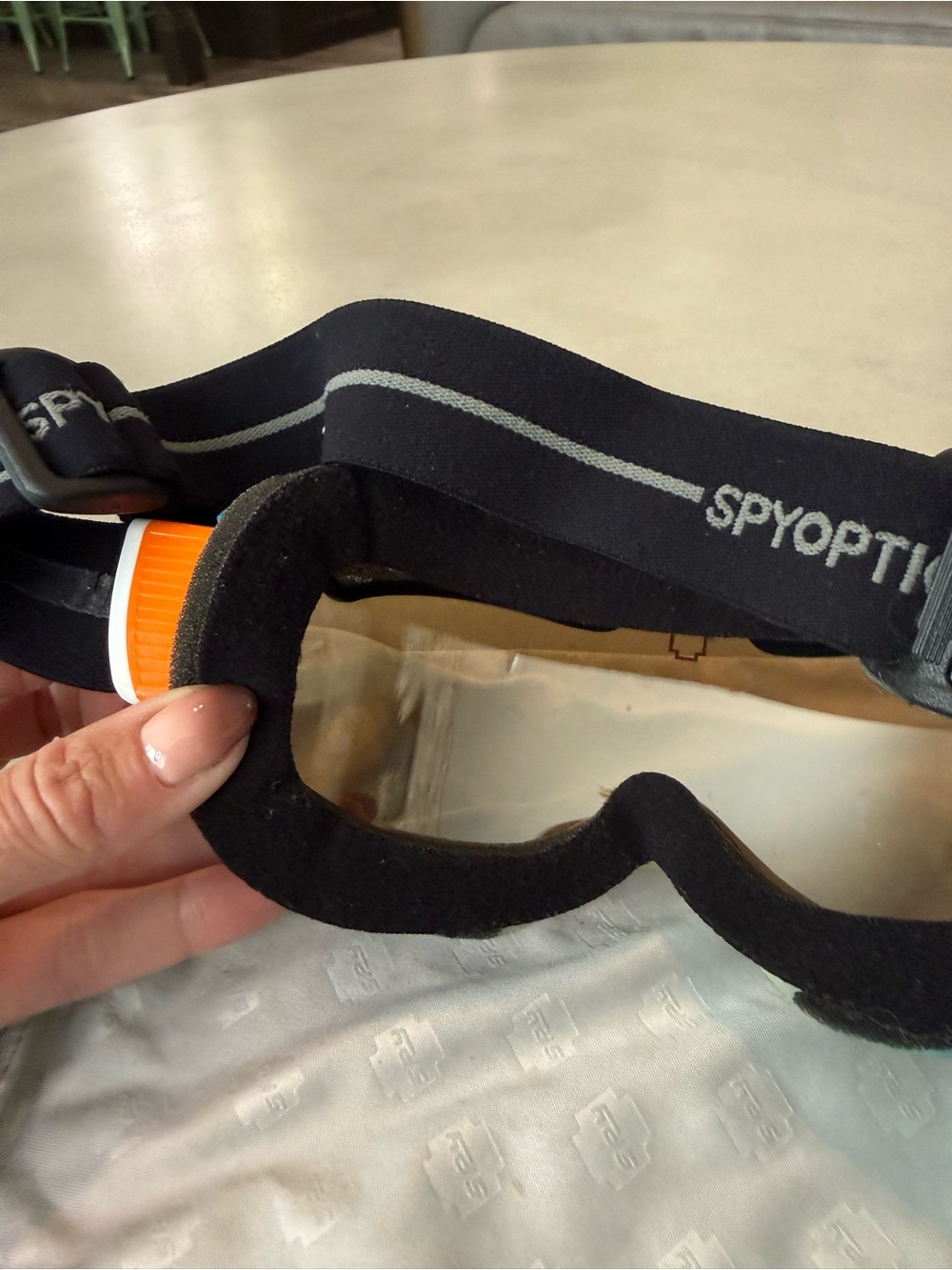 Vintage Spy Snow Goggles - Blue/White - Picture 6 of 7